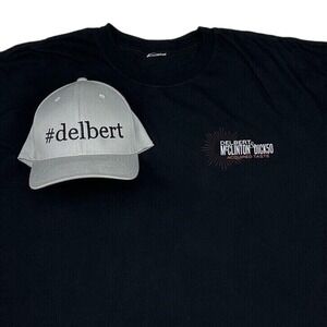 2009 Delbert McClinton & Dick 50 Acquired Taste Men's XL T-Shirt & Hat Y2K Rock